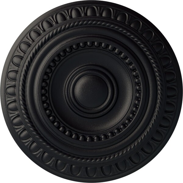 Ekena Millwork Artis Ceiling Medallion (Fits Canopies up to 6 7/8"), Hand-Painted Steel Gray, 15 3/4"OD x 1 3/8"P CM15ARSGS - main